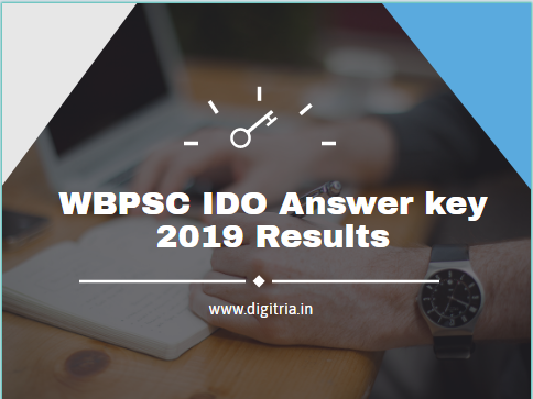 WBPSC IDO Answer key 2019