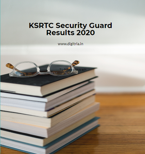 KSRTC Security Guard Results