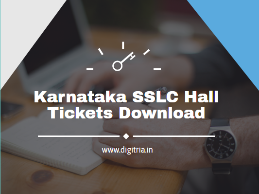 Karnataka SSLC Hall Tickets