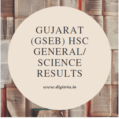 Gujarat HSC General Results 2020 