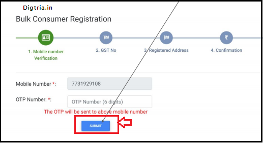 AP Sand Booking Registration and enter mobile number