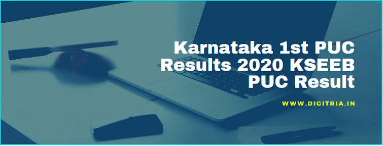 Karnataka 1st PUC Results 2020 