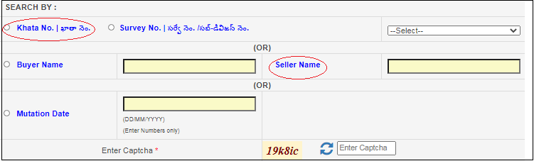 Enter seller name