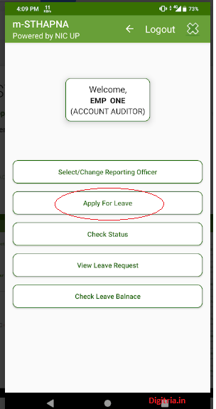 Apply for Leave