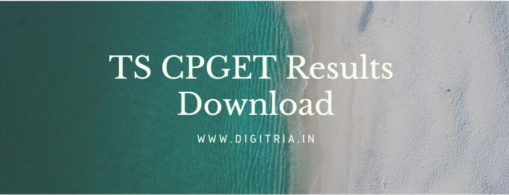 TS CPGET Results 