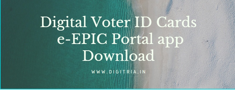 Digital Voter ID Cards