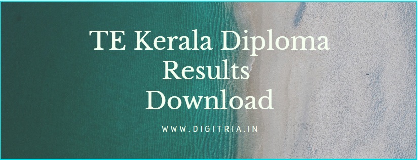 TE Kerala Diploma Results