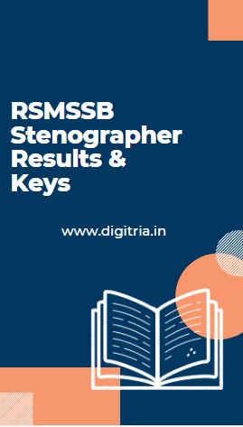 RSMSSB Stenographer Results 