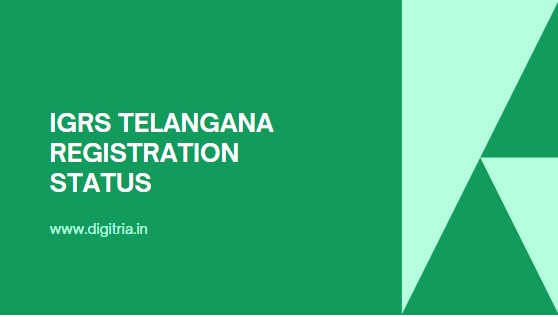 IGRS Telangana Registration Status 