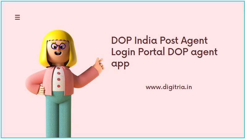 DOP India Post Agent Login 