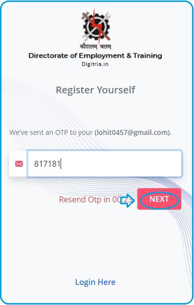 Enter OTP